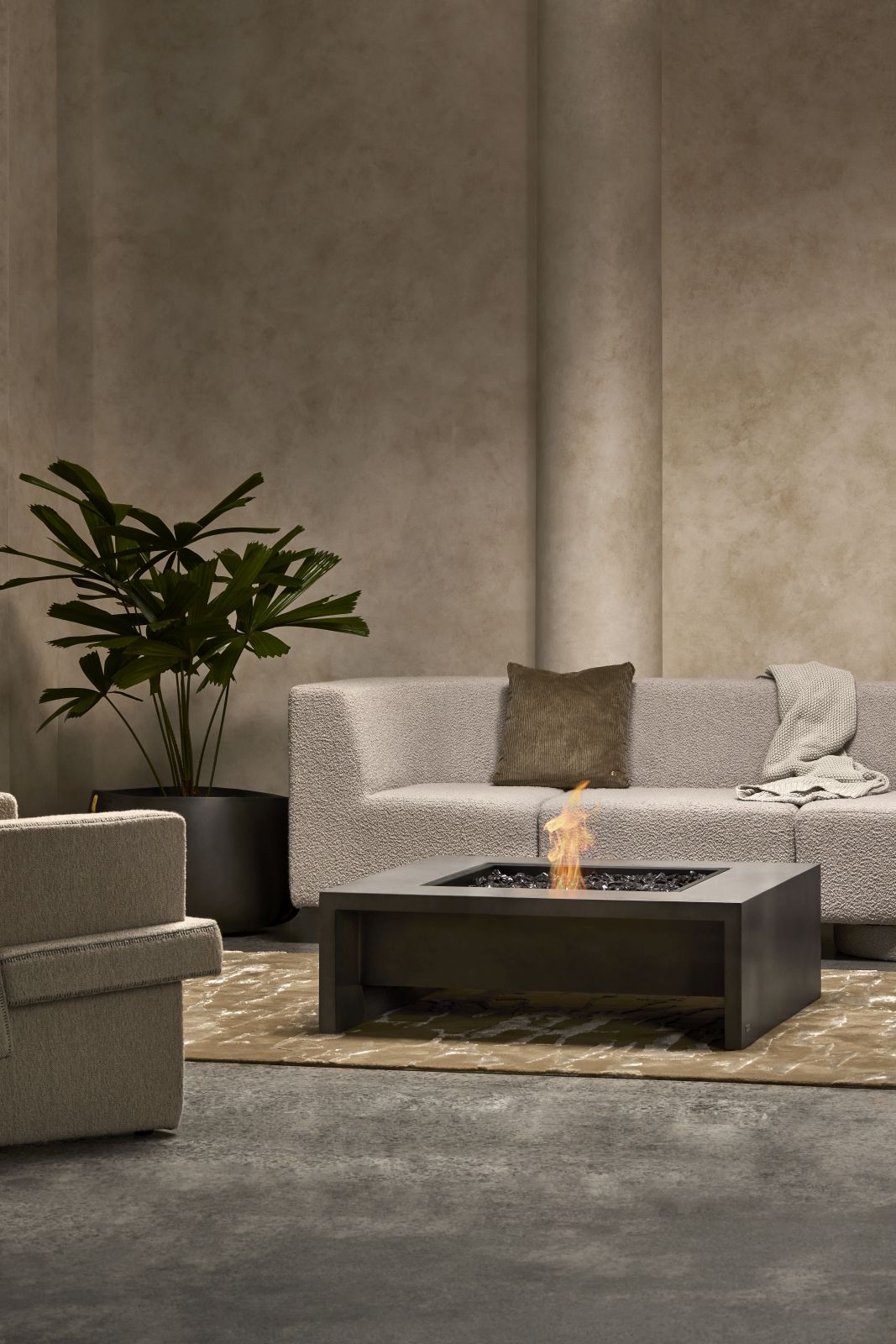 EcoSmart Fire - Mojito 40 - Fire Pit Table - Bone