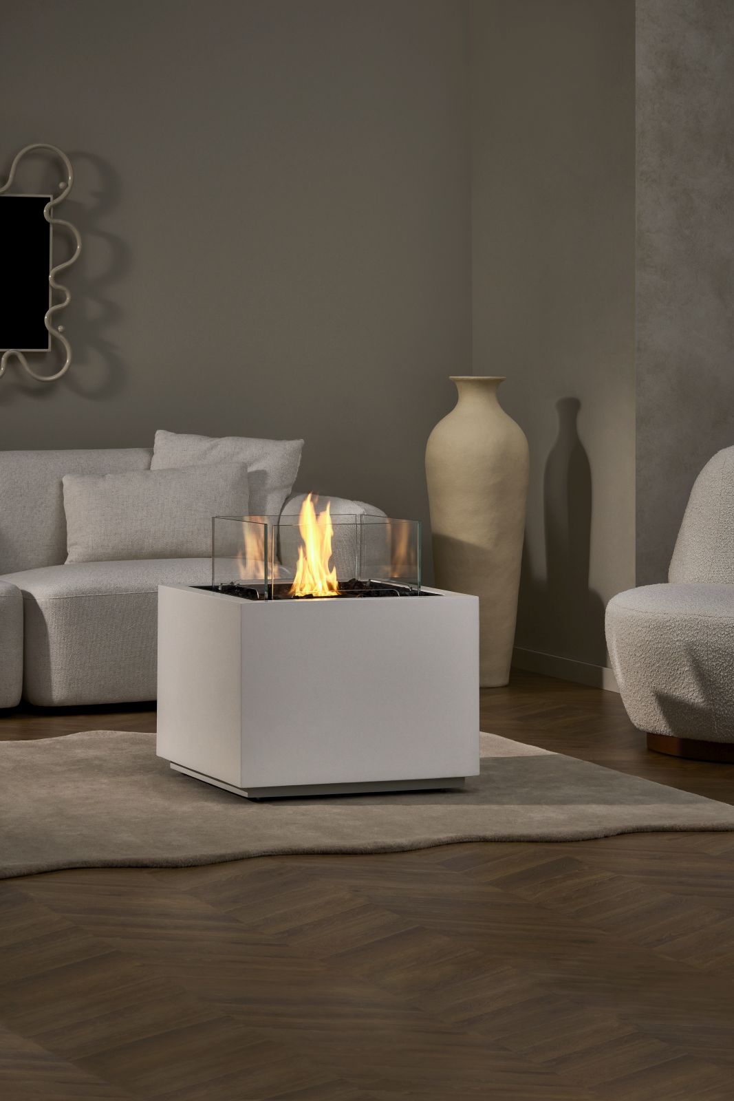 EcoSmart Fire - Sidecar 24 - Fire Pit Table - Bone