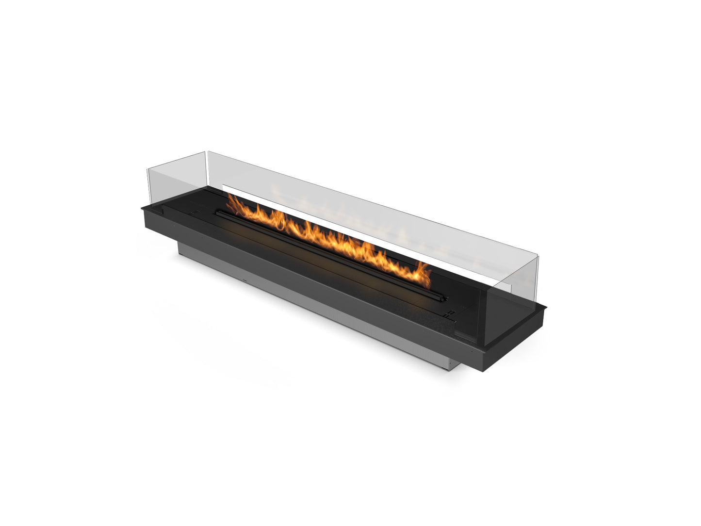 Planika FLA4 Plus 1490 Bioethanol Burner with Adaptive Frame and Glass Panels