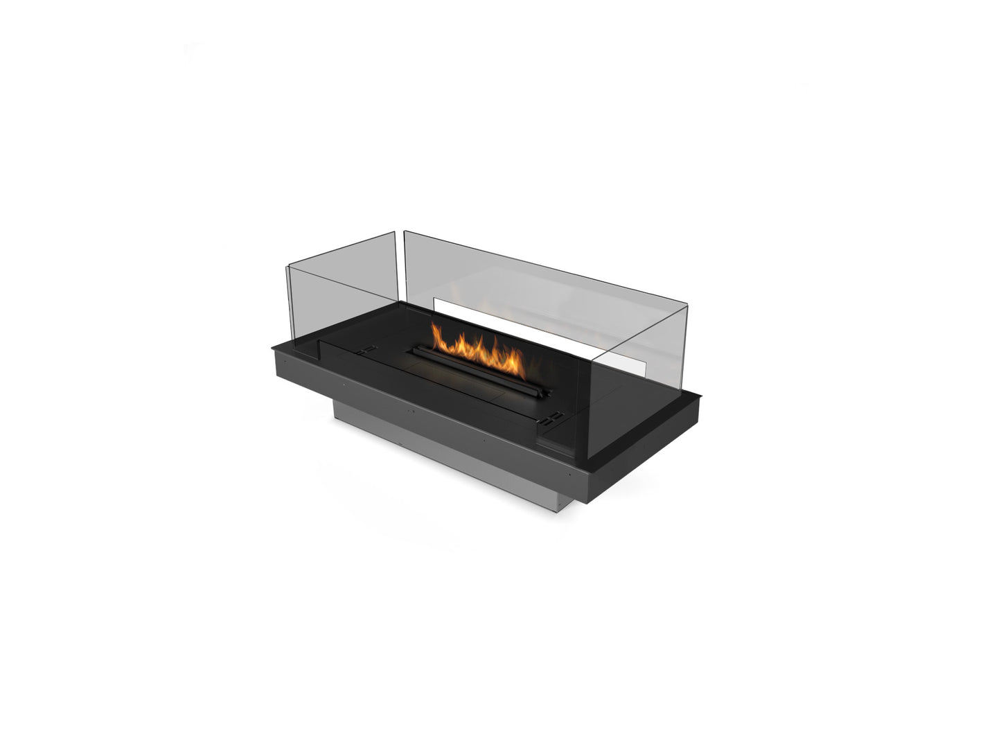 Planika FLA4 Plus 590 Bioethanol Burner with Adaptive Frame and Glass Panels