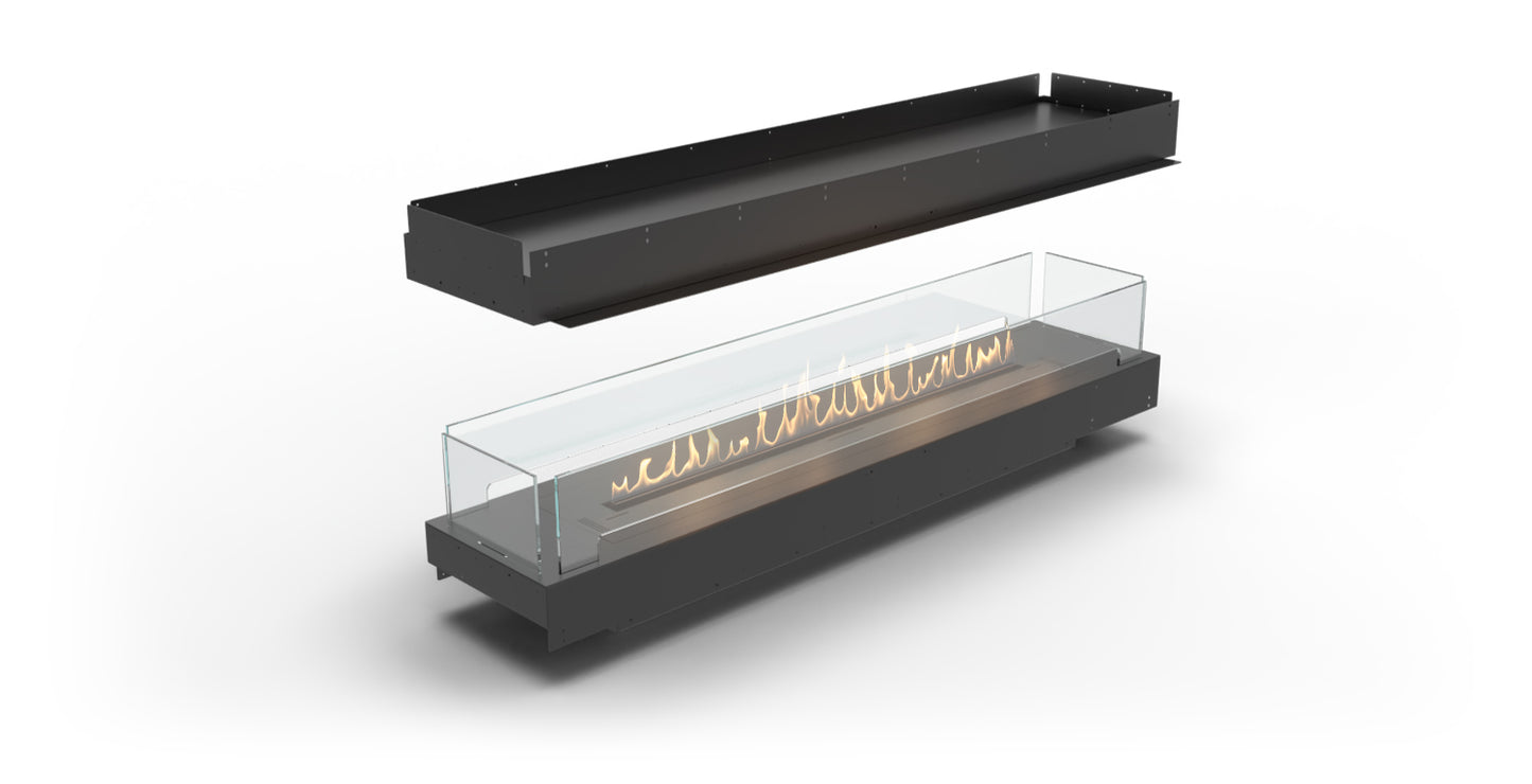 Planika Fireplace FORMA 1800 Island with FLA4 Plus 1490 Bioethanol Burner