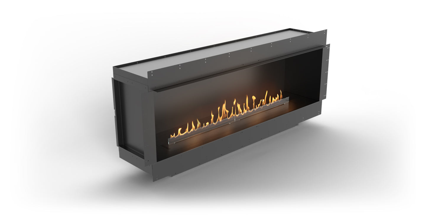 Planika Fireplace FORMA 1800 Single Sided with FLA4 Plus 1490 Bioethanol Burner