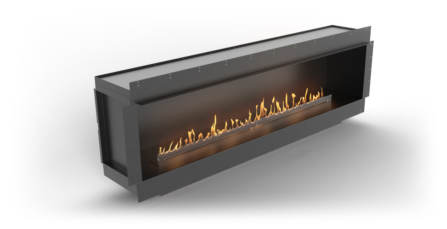 Planika Fireplace FORMA 2300 Single Sided with FLA4 1990 Bioethanol Burner