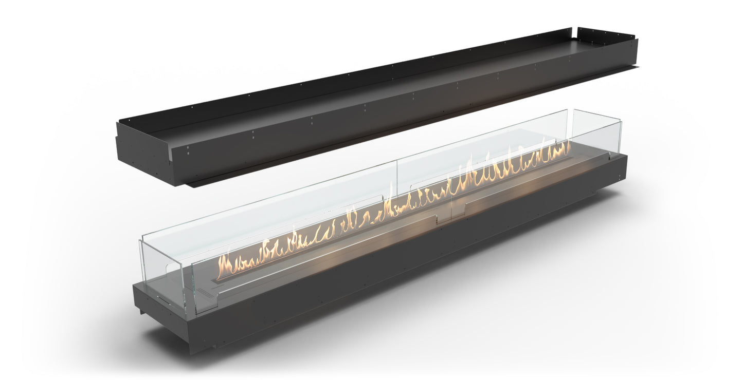 Planika Fireplace FORMA 2700 Island with FLA4 Plus 2490 Bioethanol Burner
