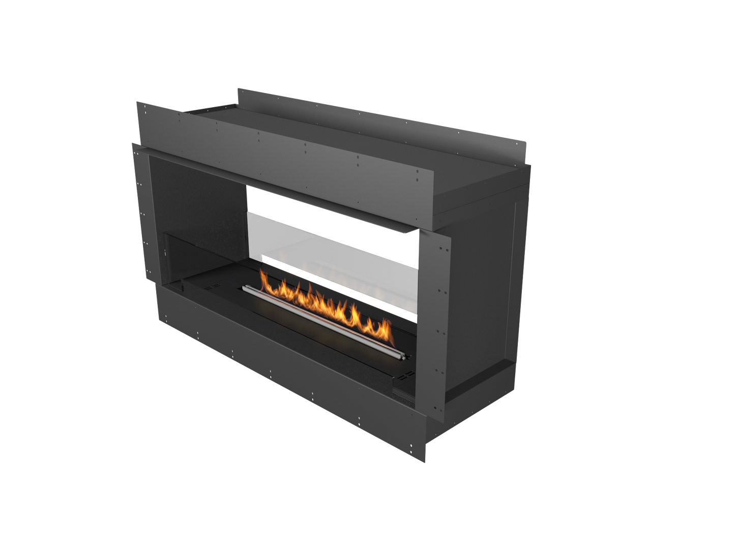 Planika Fireplace FORMA 1000 Tunnel with Prime Fire 2.0 790 Bioethanol Burner
