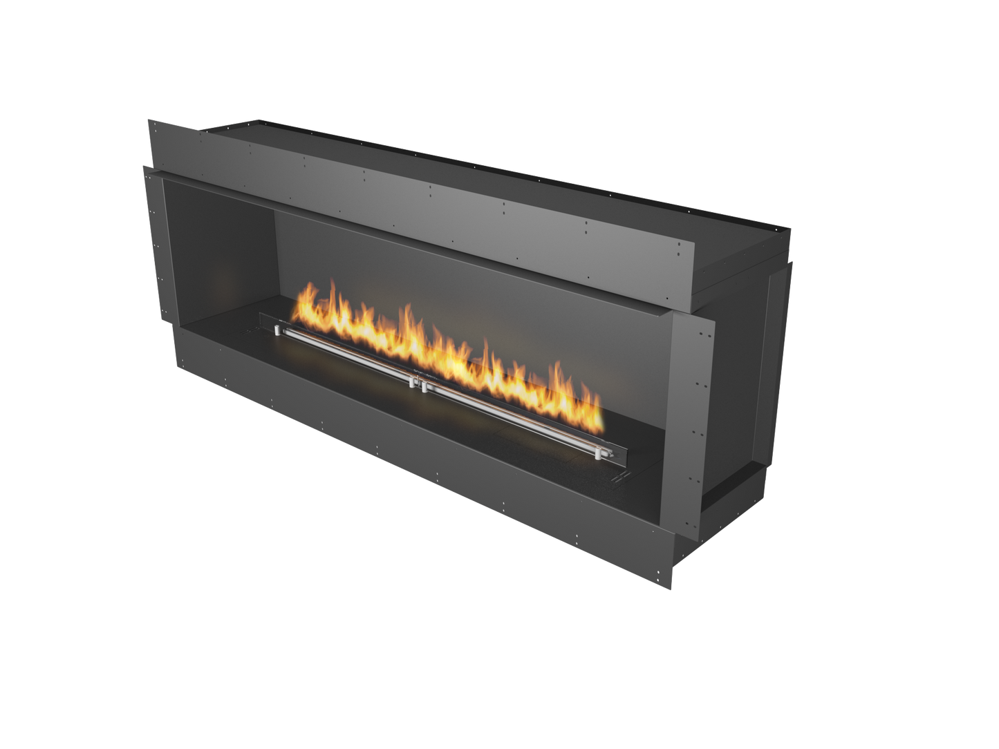 Planika Fireplace FORMA 1500 Single Sided with Prime Fire 2.0 1190 Bioethanol Burner