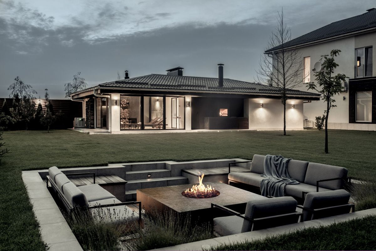 Galio Star Insert Automatic Outdoor Gas Fireplace Fire Pit Insert