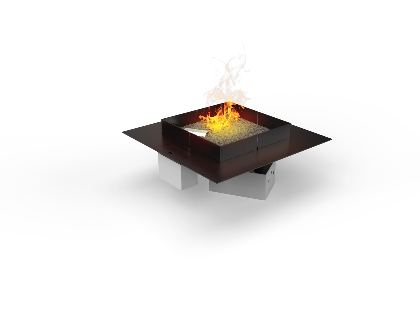 Gas Firepit Insert Planika Mico 600 Automatic Outdoor