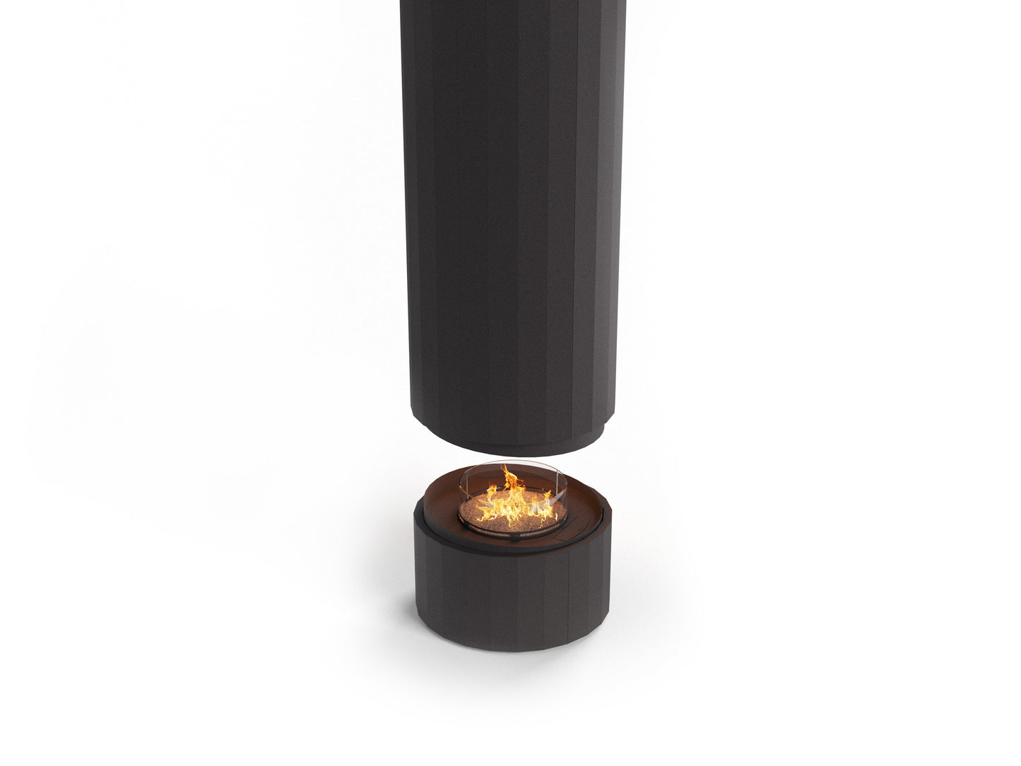 Planika - Free standing fireplace - Pillar