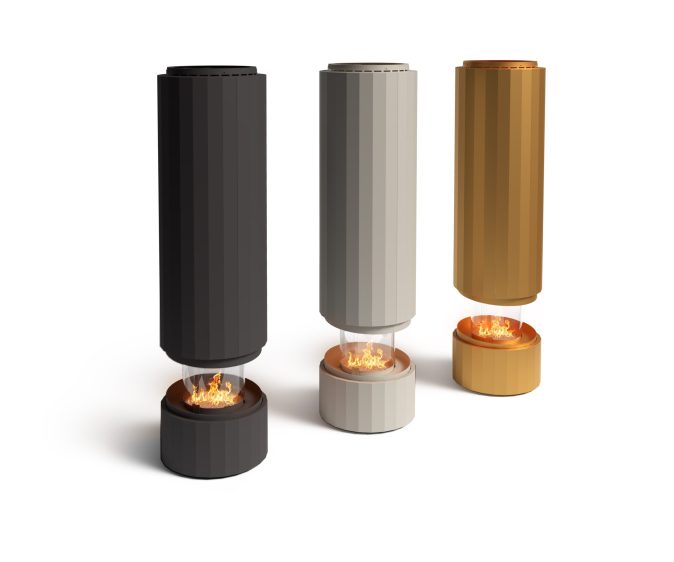 Planika - Free standing fireplace - Pillar