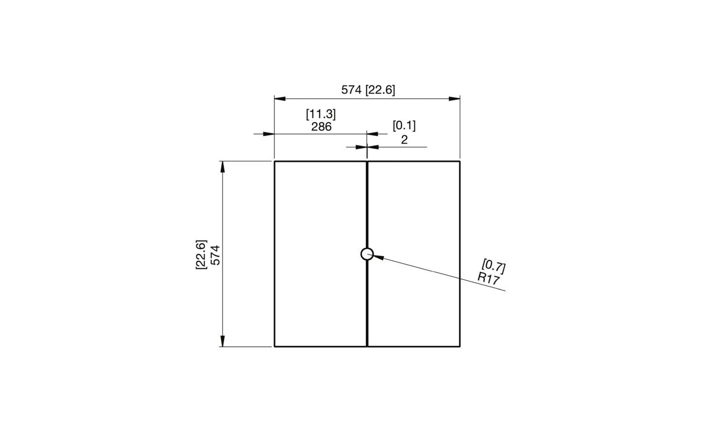 EcoSmart Fire - S22 Glass Cover Plate