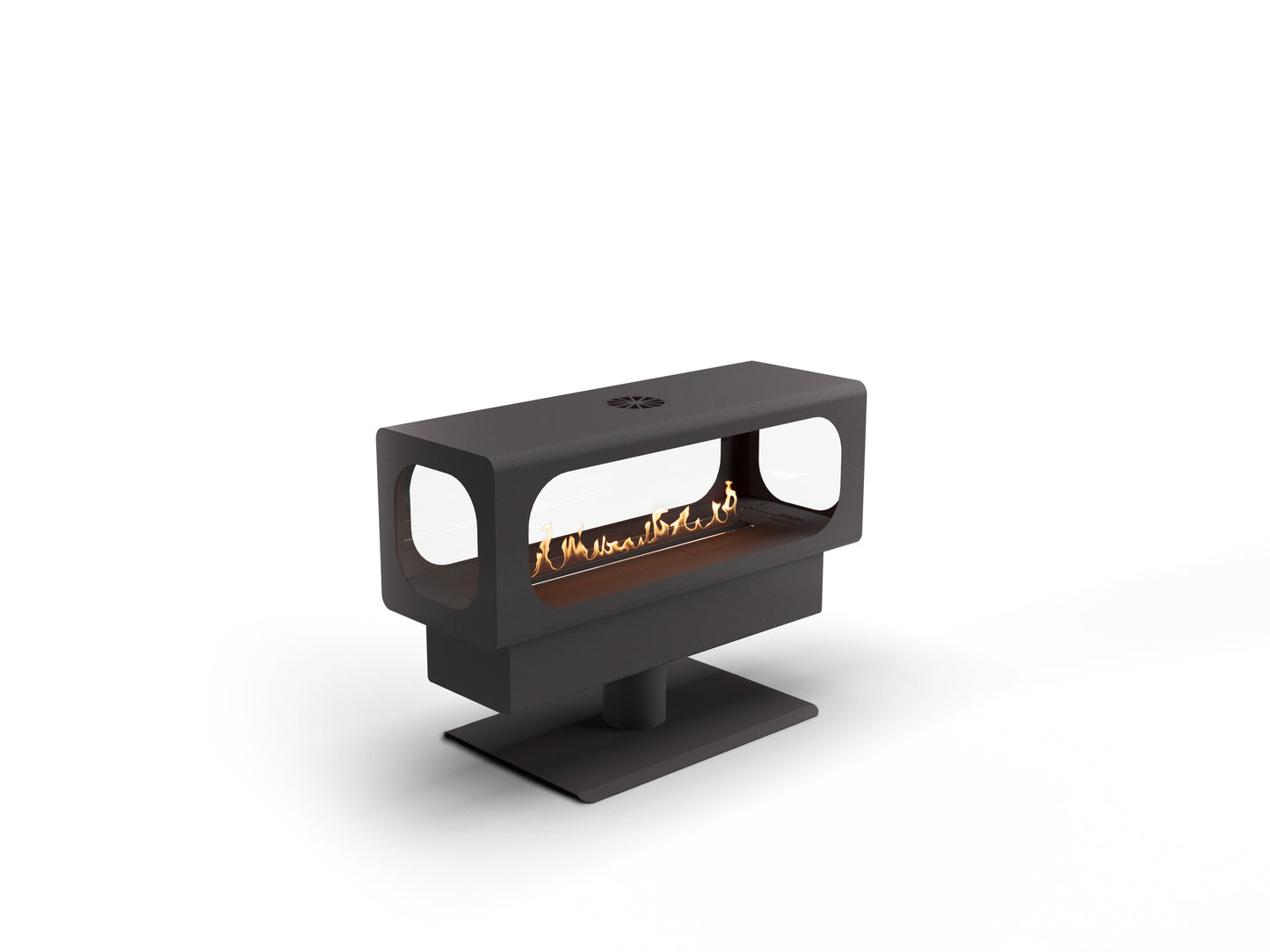 Planika - Free standing fireplace - UFO Freestanding