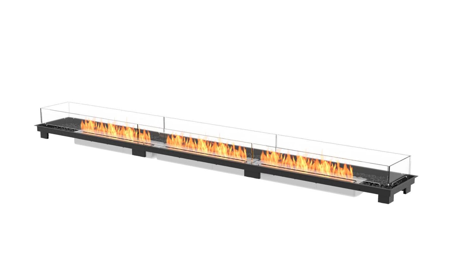 EcoSmart Fire - Linear 130 - Gas Fire Pit Kit - Black