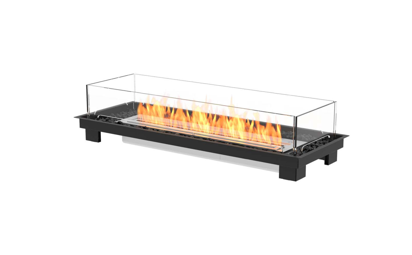 EcoSmart Fire - Linear 50 - Gas Fire Pit Kit - Black