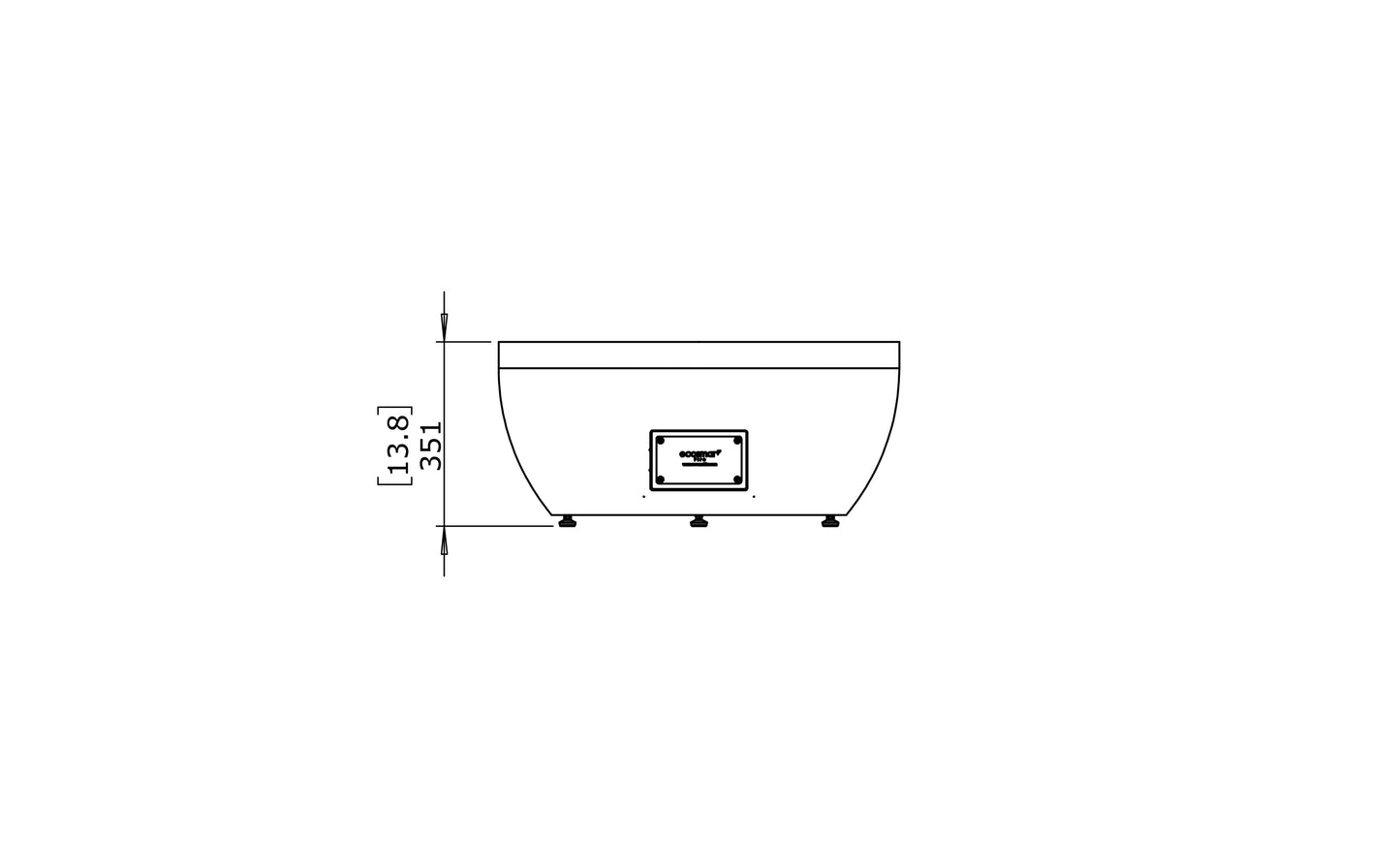 EcoSmart Fire - Pod 30 - Gas Fire Pit Bowl - Natural