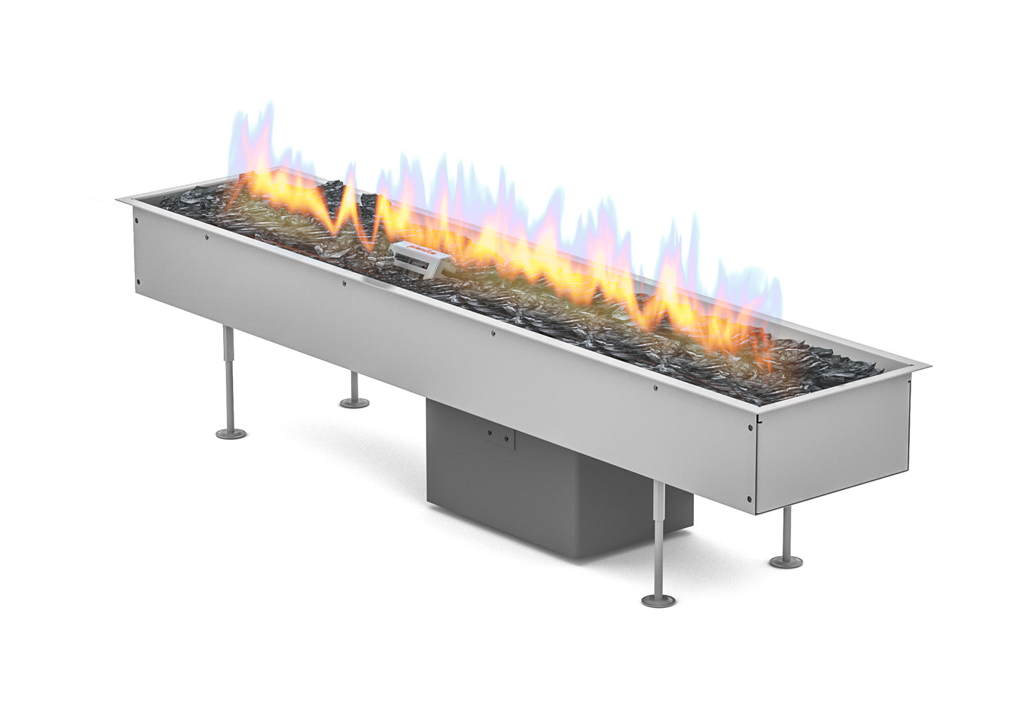 Gas Firepit Insert Planika Galio Insert Automatic 1000 Outdoor