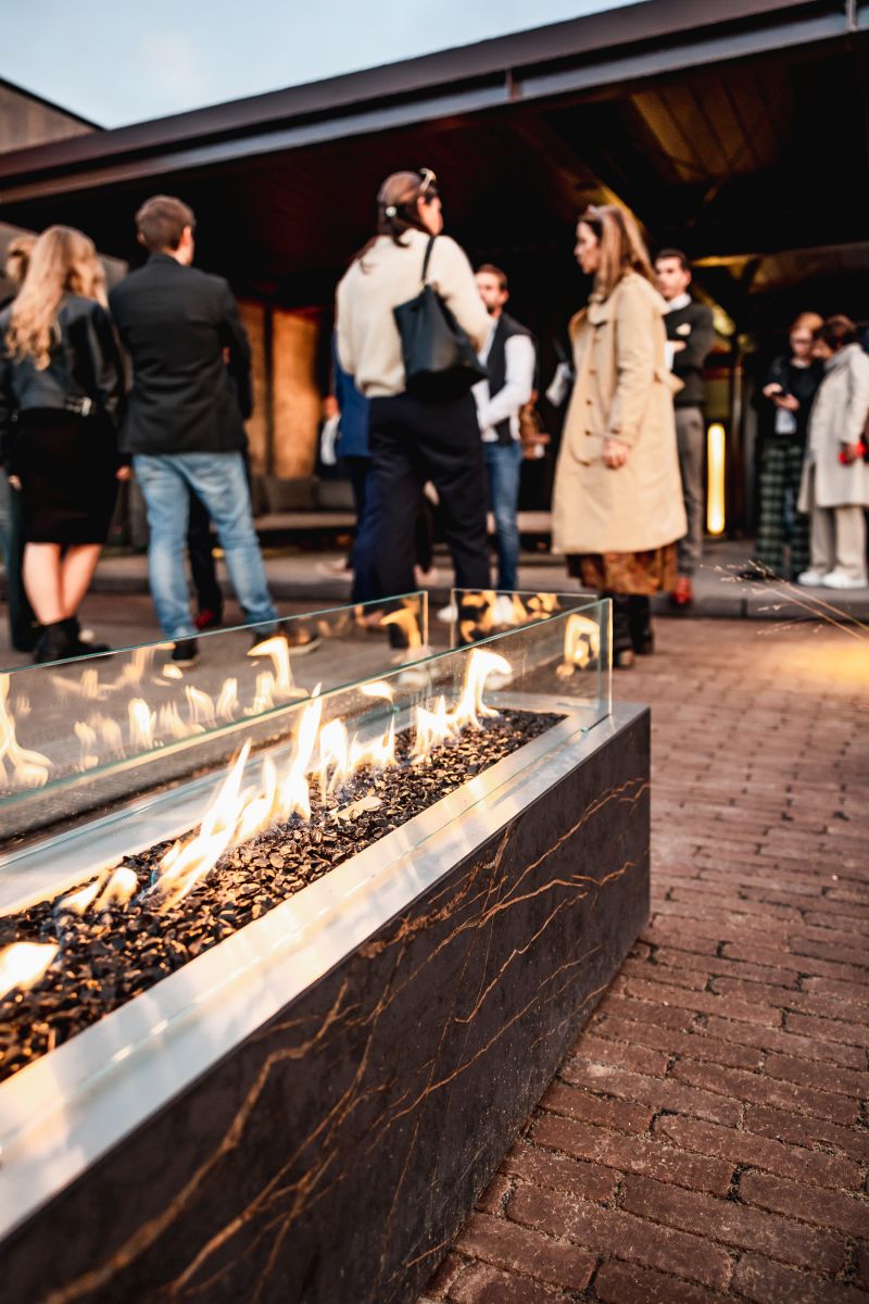 Galaxy Laurent Outdoor Gas Fireplace Firebox