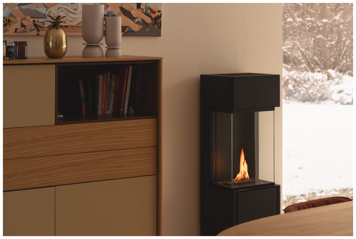 Planika - Free standing fireplace - ARCTICON - Always in stock