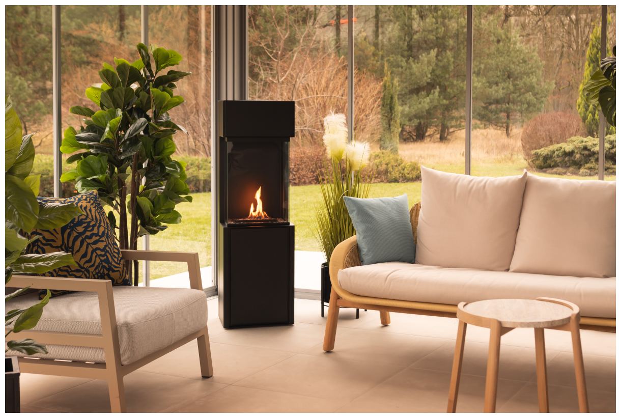 Planika - Free standing fireplace - ARCTICON