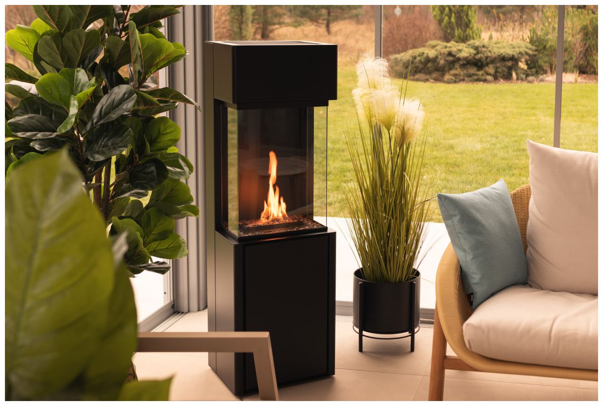 Planika - Free standing fireplace - ARCTICON