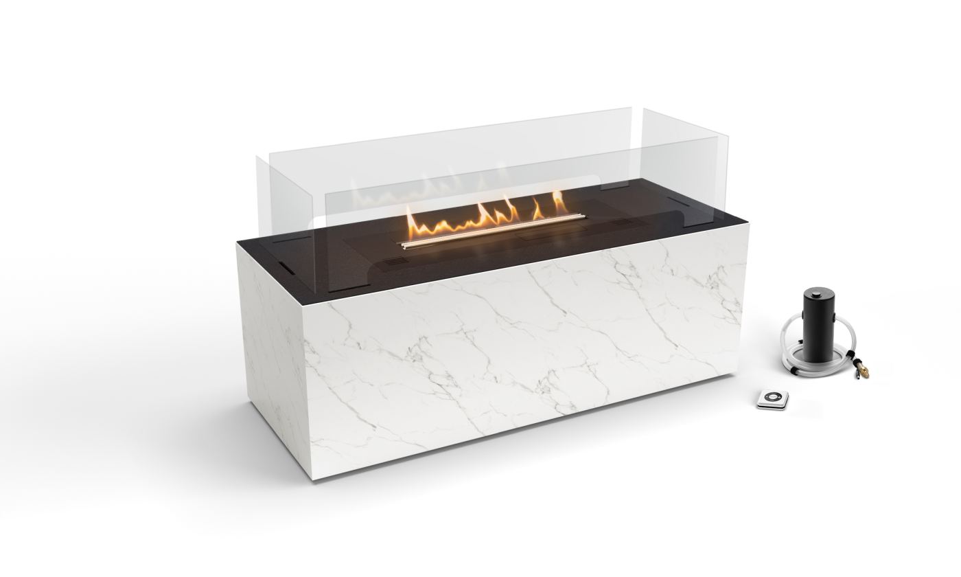Planika - Free standing fireplace - BOX DAZE WITH PRIME FIRE 2.0 700