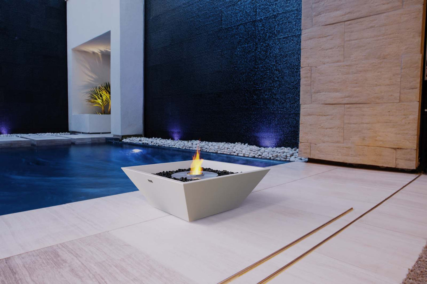 EcoSmart Fire - Nova 600 - Fire Pit Bowl - Bone