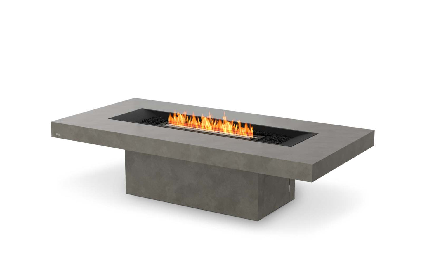 EcoSmart Fire - Gin 90 (Chat) - Fire Pit Table - Natural