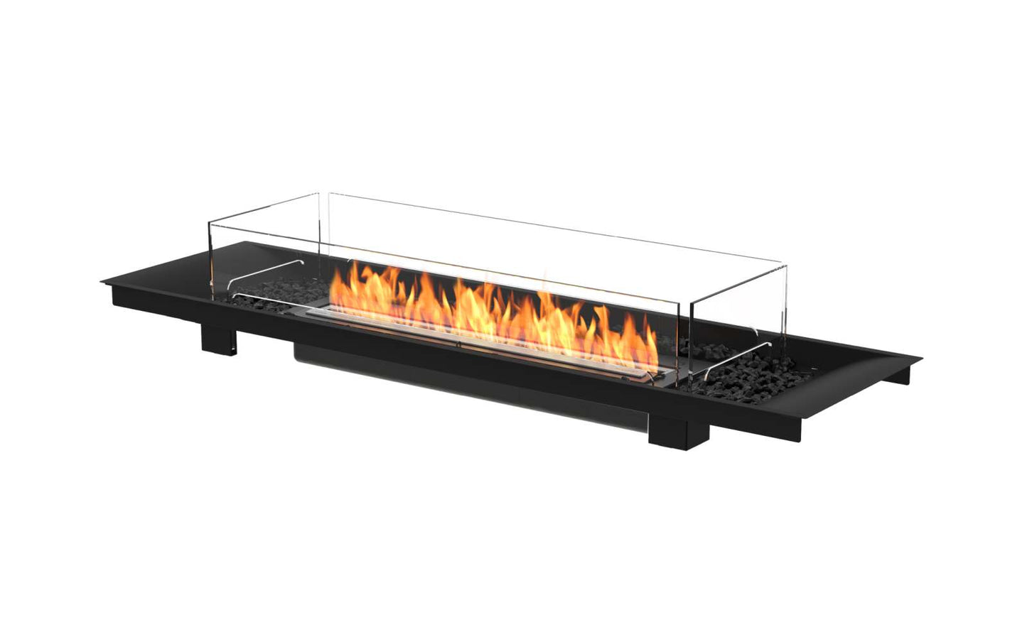 EcoSmart Fire - Linear Curved 65 - Fireplace Insert - Black