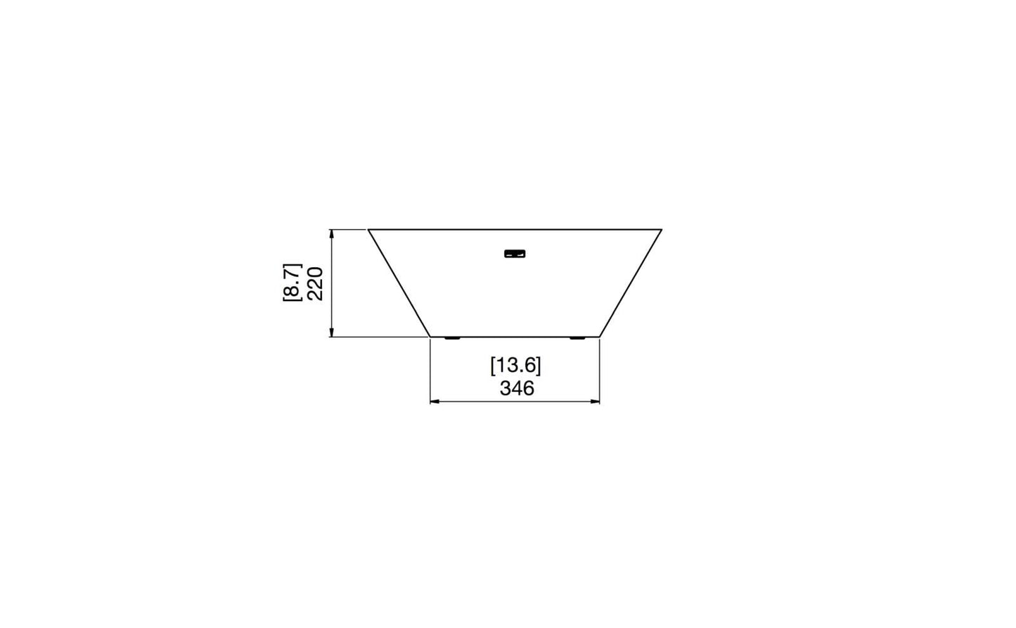 EcoSmart Fire - Nova 600 - Fire Pit Bowl - Graphite