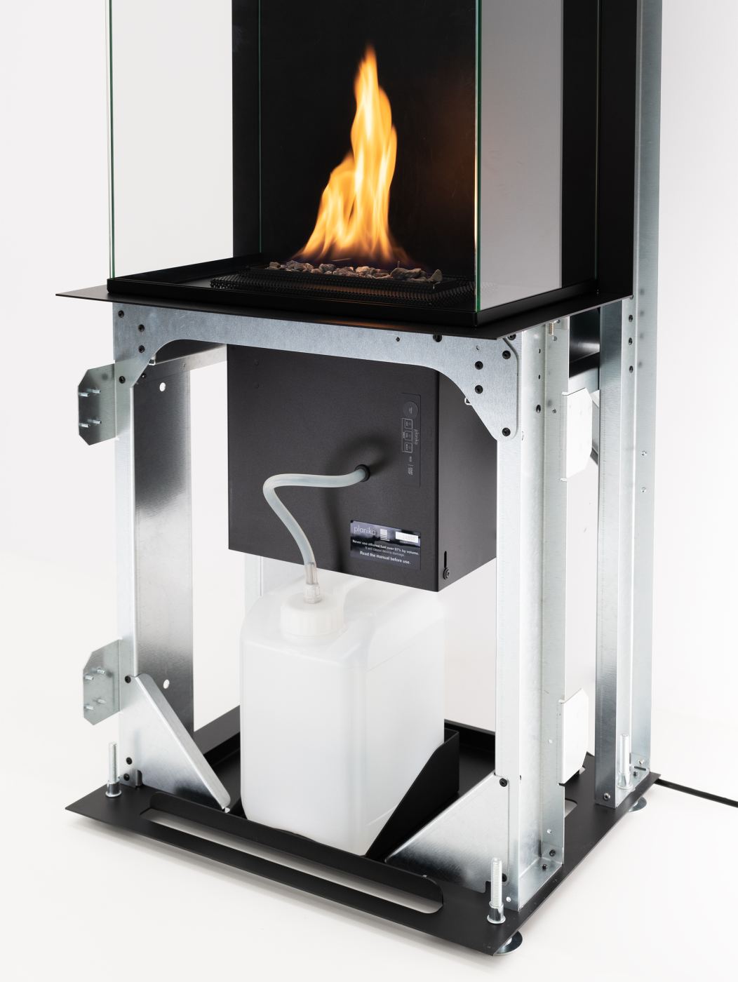 Planika - Free standing fireplace - ROCK CORE