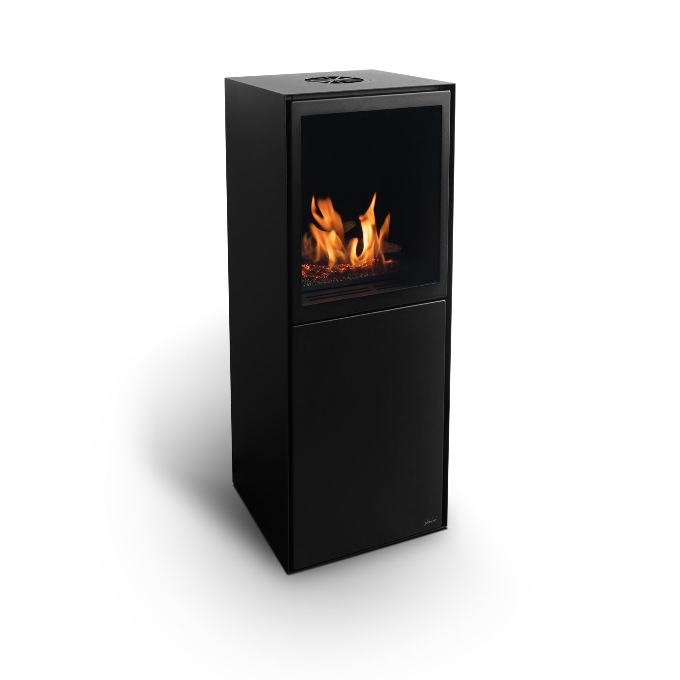 Planika - Free standing fireplace - SCANDI REMOTE