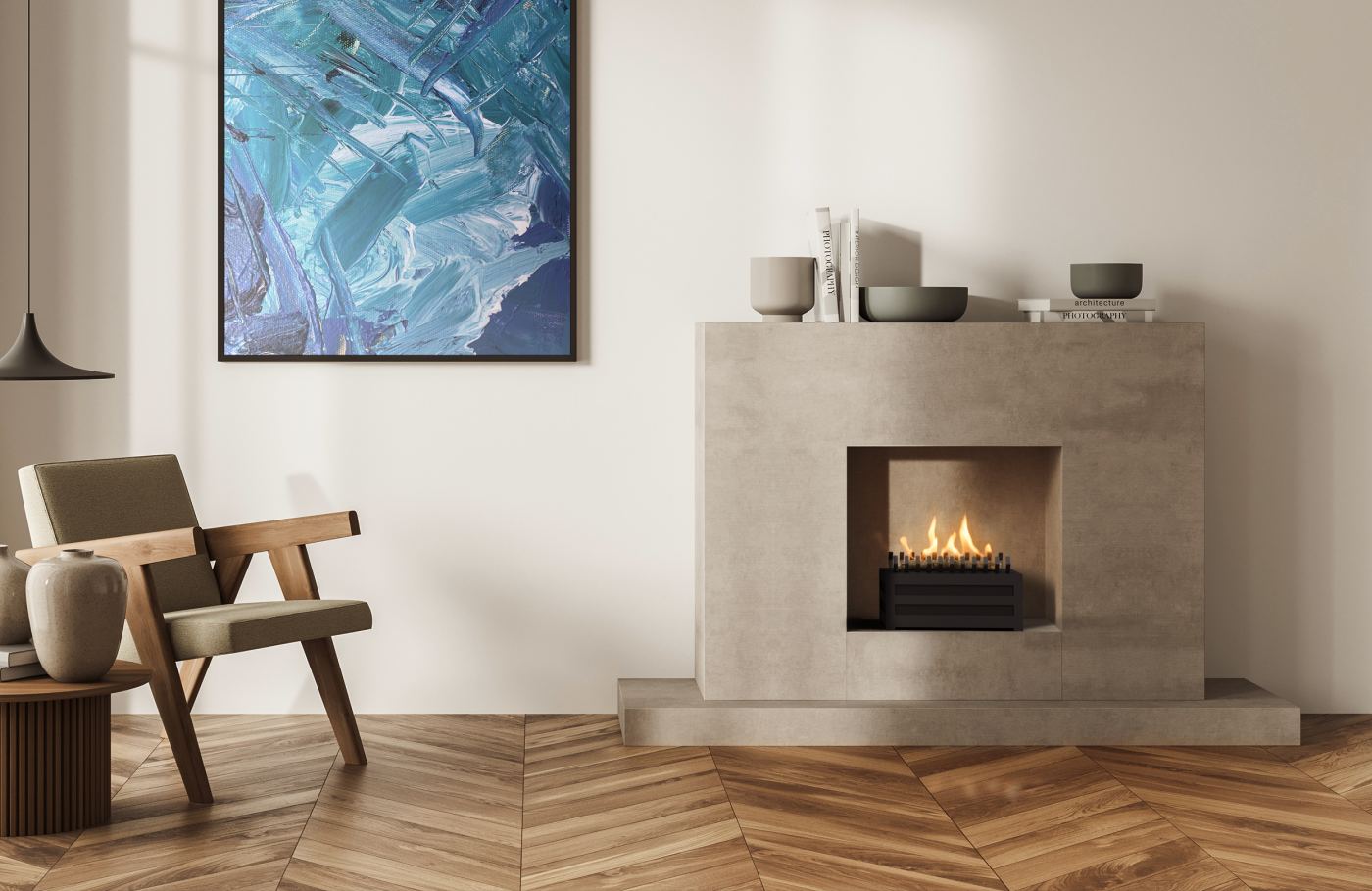 Planika - Free standing fireplace - SENSO BASKET