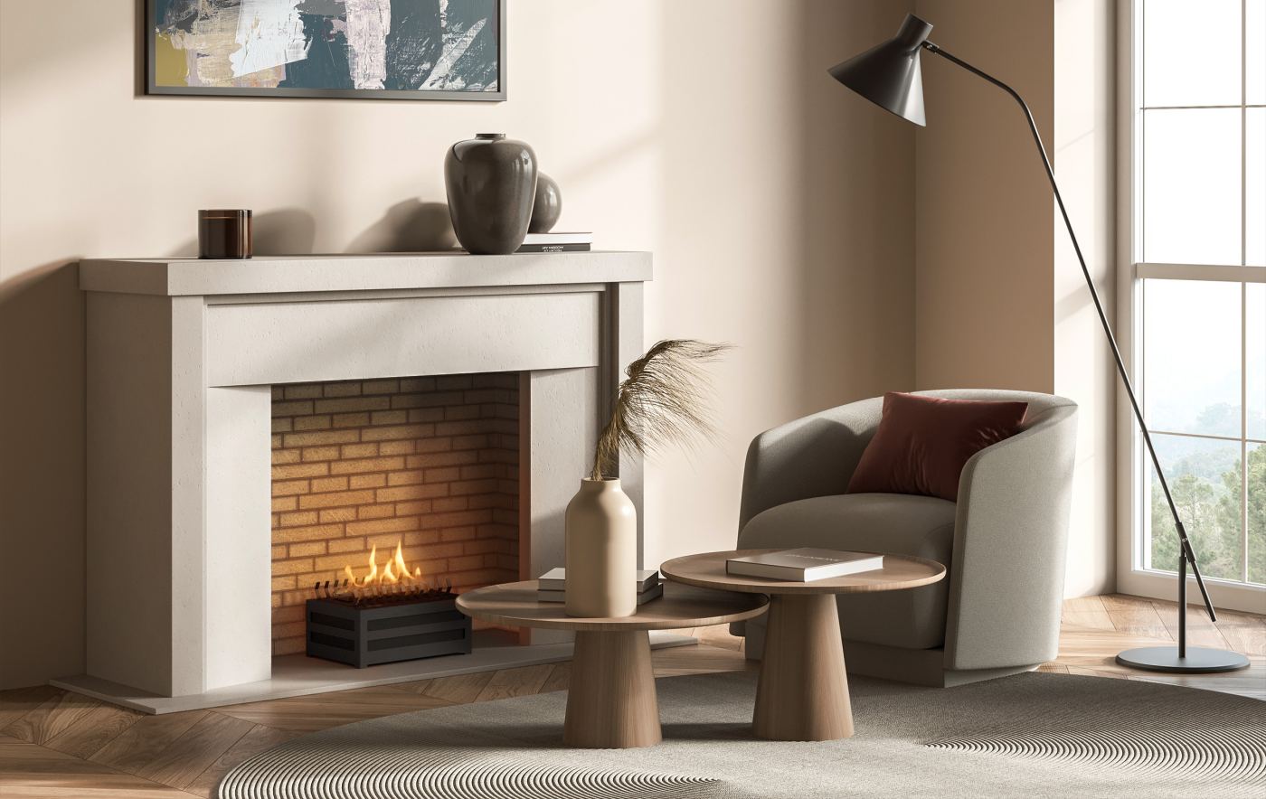 Planika - Free standing fireplace - SENSO BASKET