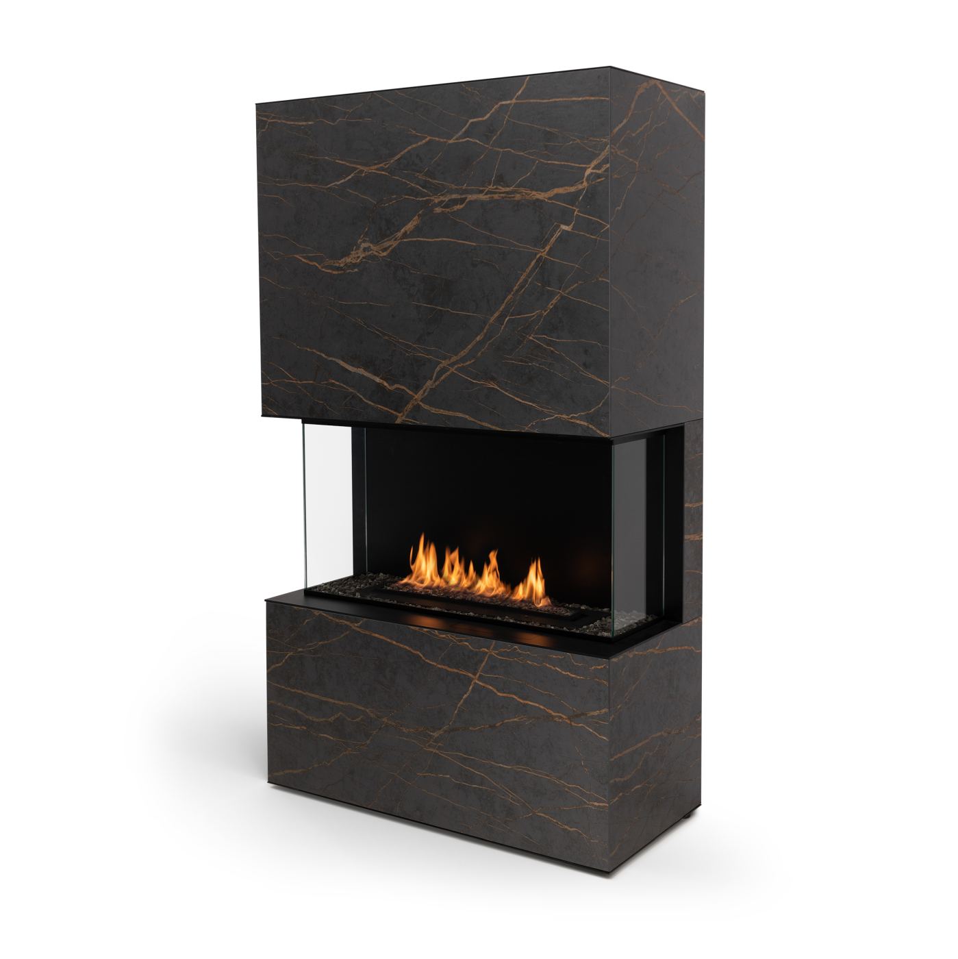 Planika - Free standing fireplace - STONE LAURENT