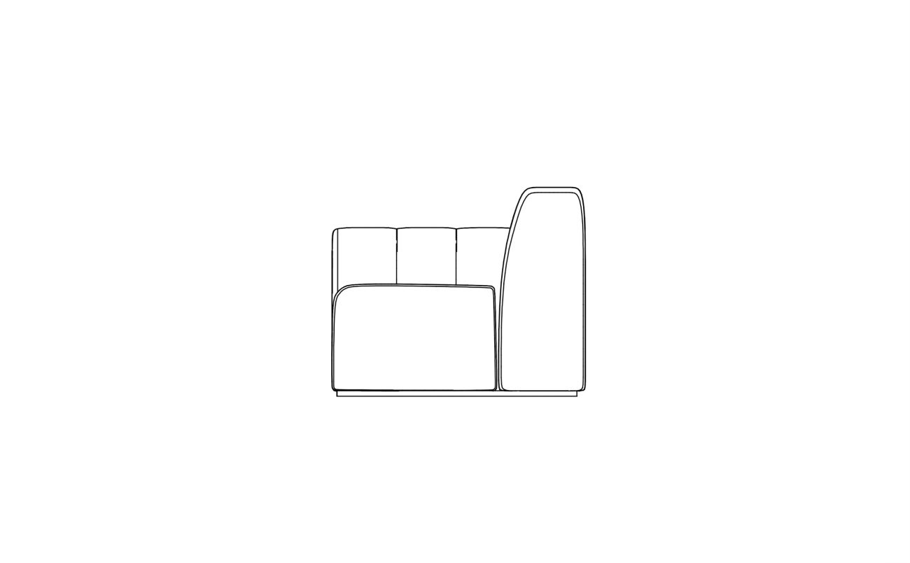 Connect L50 - Indoor and Outdoor Modular Sofa