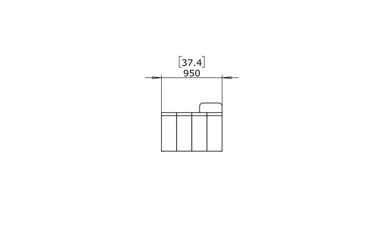 Connect Modular 3 Sofa - Indoor and Outdoor Modular Sofa