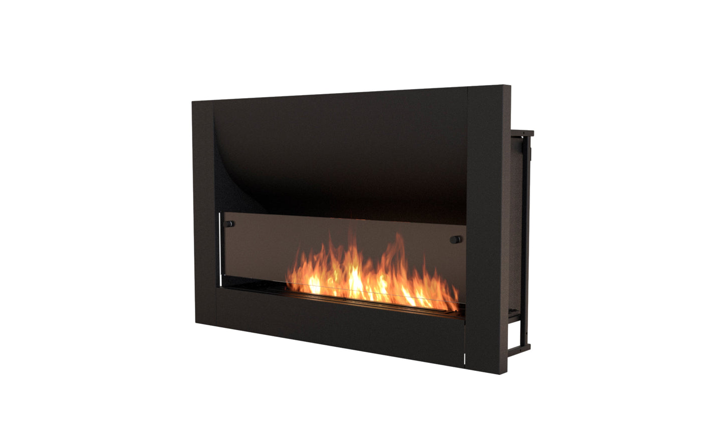 EcoSmart - Firebox 1100CV - Curved Fireplace - Black