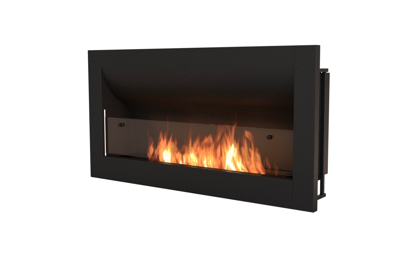 EcoSmart - Firebox 1400CV - Curved Fireplace - Black