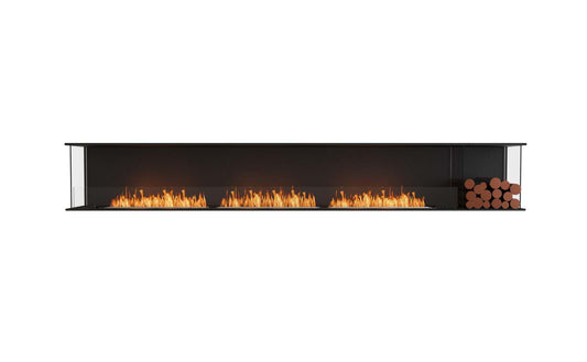 EcoSmart - Flex Fireplace 140BY.BXR - Bay - Black