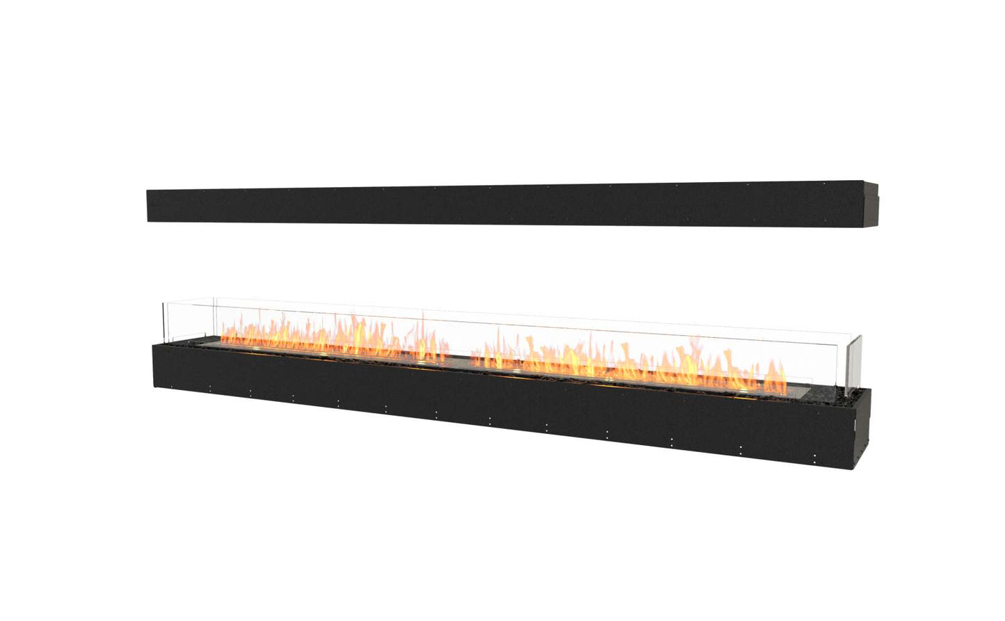 EcoSmart - Flex Fireplace 104IL - Island - Black