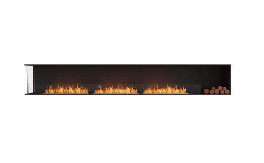 EcoSmart - Flex Fireplace 140LC.BXR - Left Corner - Black