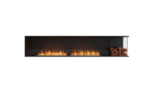 EcoSmart - Flex Fireplace 104RC.BXR - Right Corner - Black