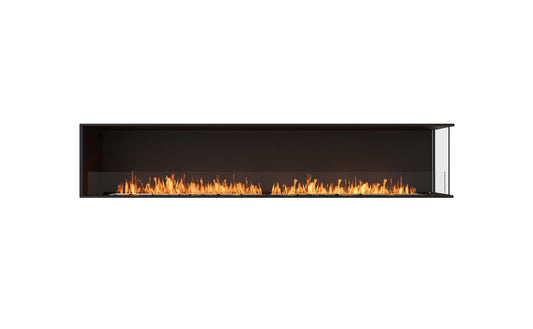 EcoSmart - Flex Fireplace 104RC - Right Corner - Black