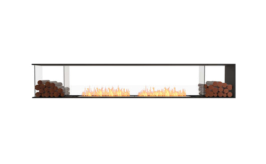 EcoSmart - Flex Fireplace 122PN.BX2 - Peninsula - Black