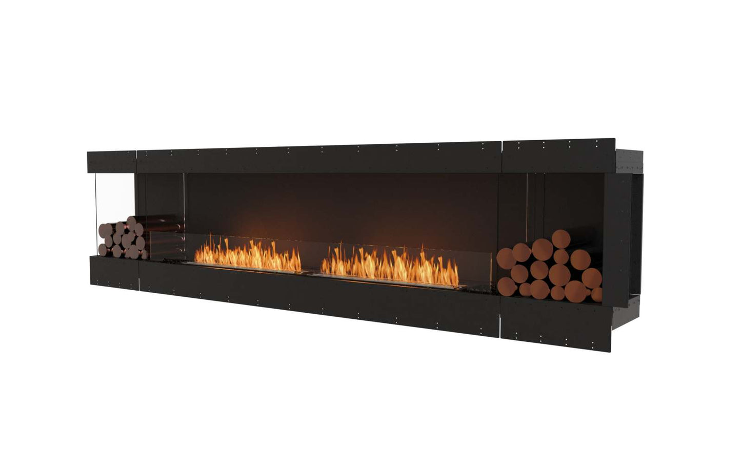 EcoSmart - Flex Fireplace 122LC.BX2 - Left Corner - Black