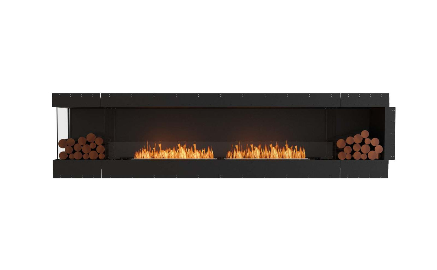 EcoSmart - Flex Fireplace 122LC.BX2 - Left Corner - Black