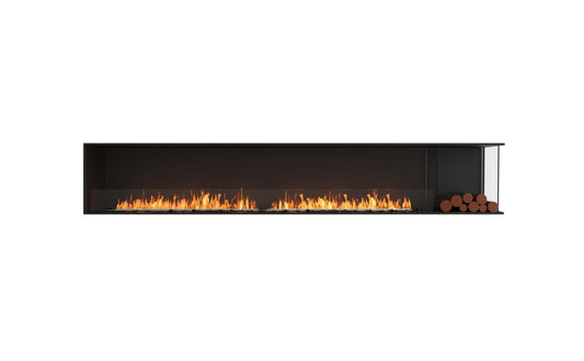 EcoSmart - Flex Fireplace 122RC.BXR - Right Corner - Black