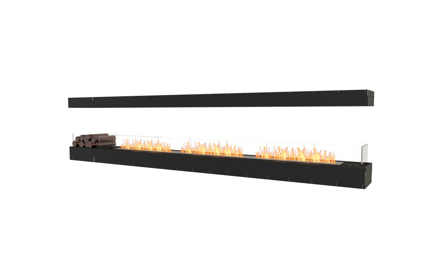 EcoSmart - Flex Fireplace 140IL.BX1 - Island - Black