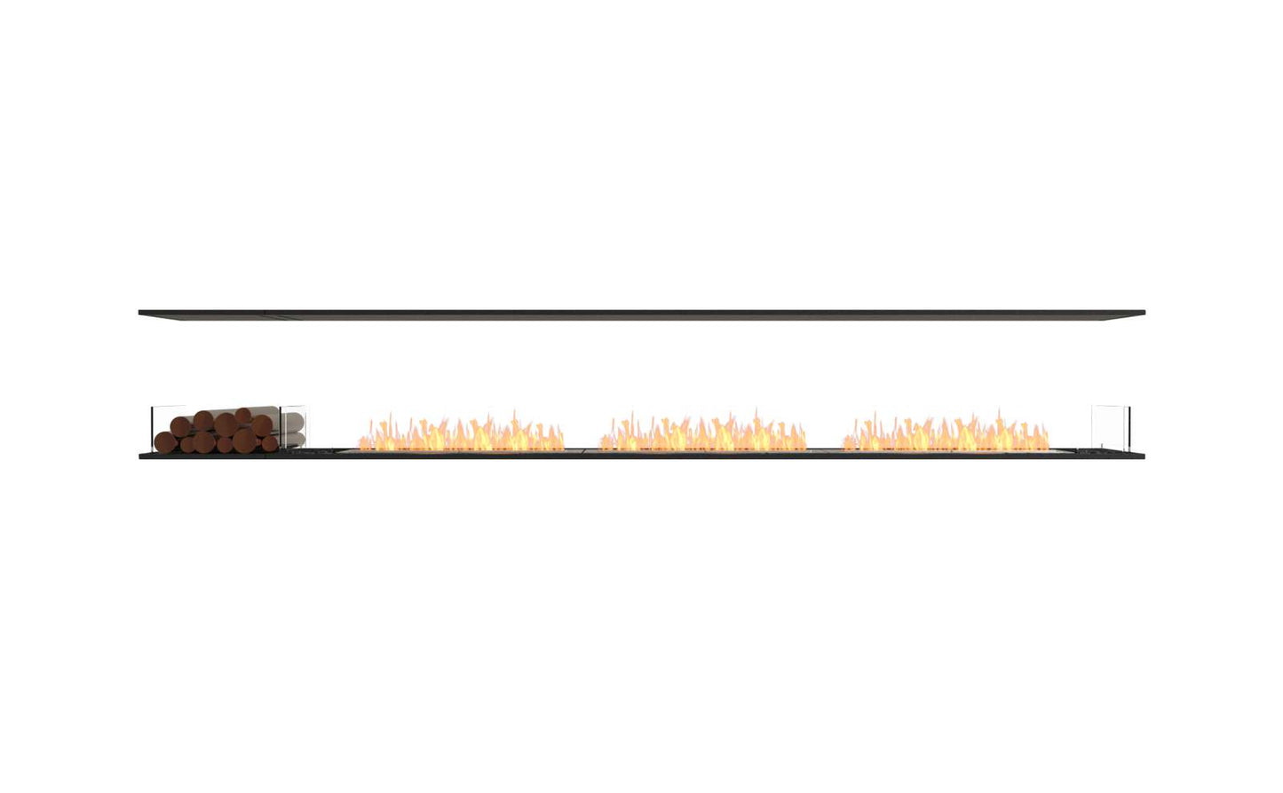 EcoSmart - Flex Fireplace 140IL.BX1 - Island - Black