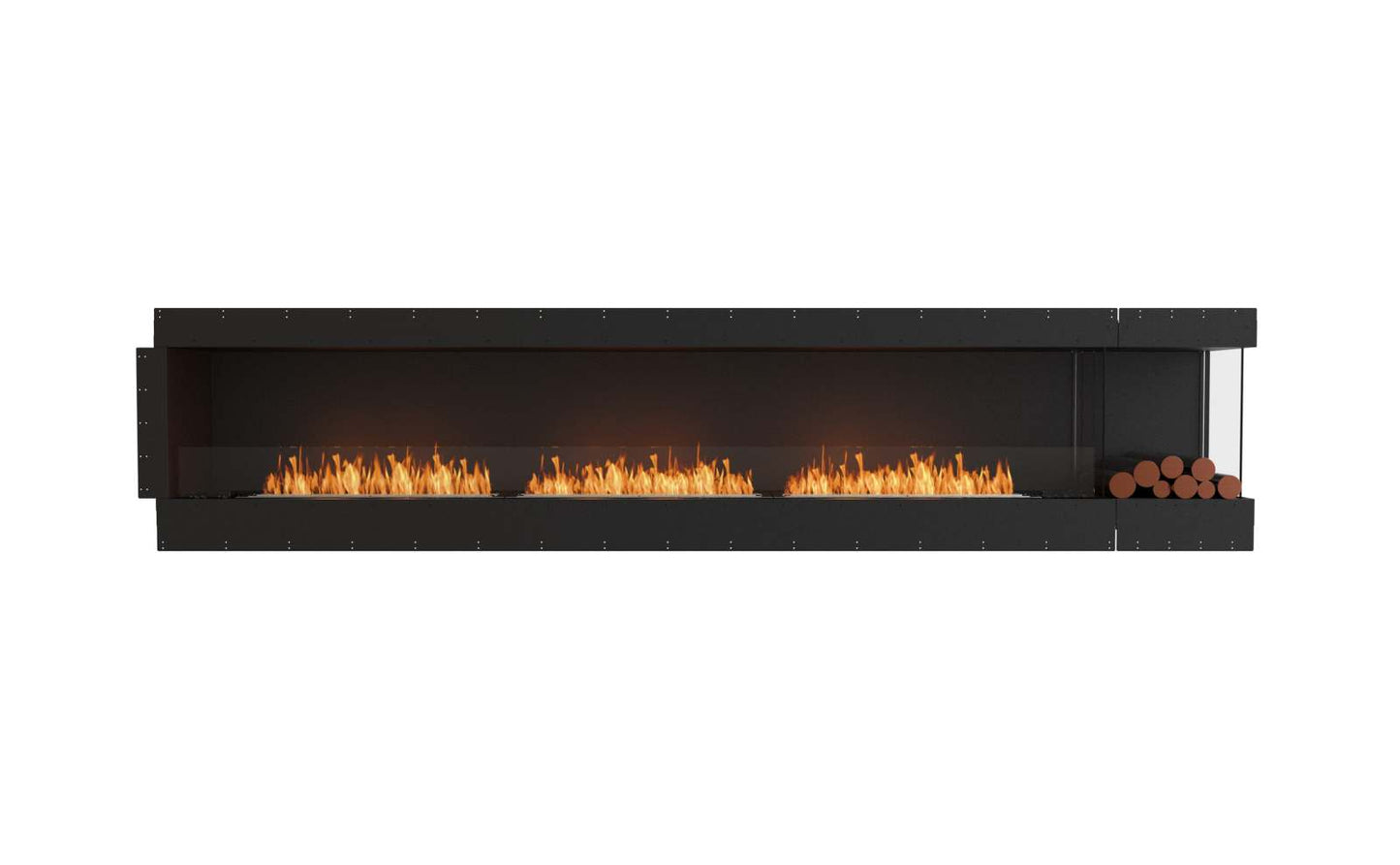 EcoSmart - Flex Fireplace 140RC.BXR - Right Corner - Black